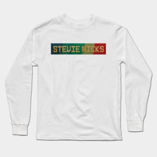 Stevie Nicks  - RETRO COLOR - VINTAGE Long Sleeve T-Shirt